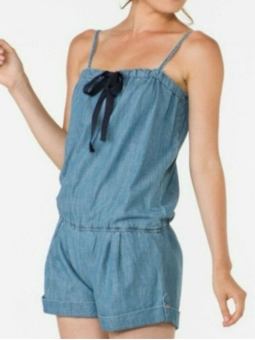 Seven7 Denim Cotton Romper